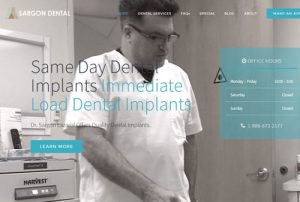 custom dental website design dental office website